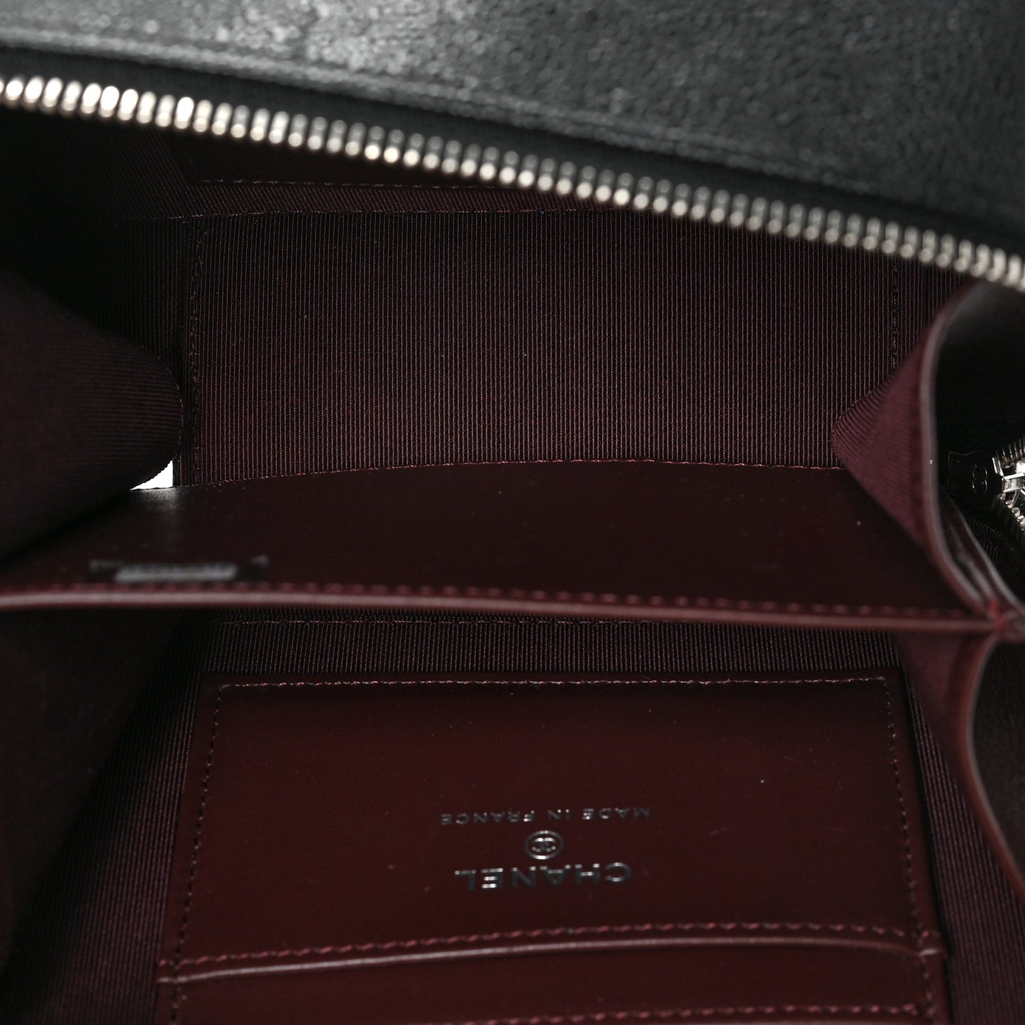 Caviar Quilted Camera Bag Black