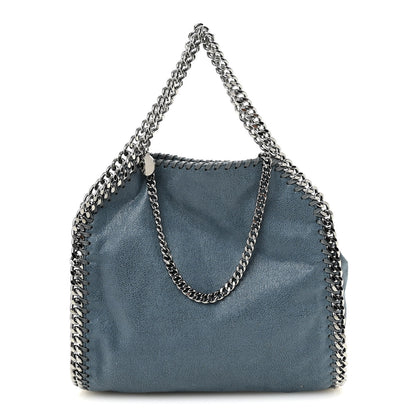Stella McCartney Shaggy Deer Mini Falabella Fold Over Tote Light Blue 1 of 8