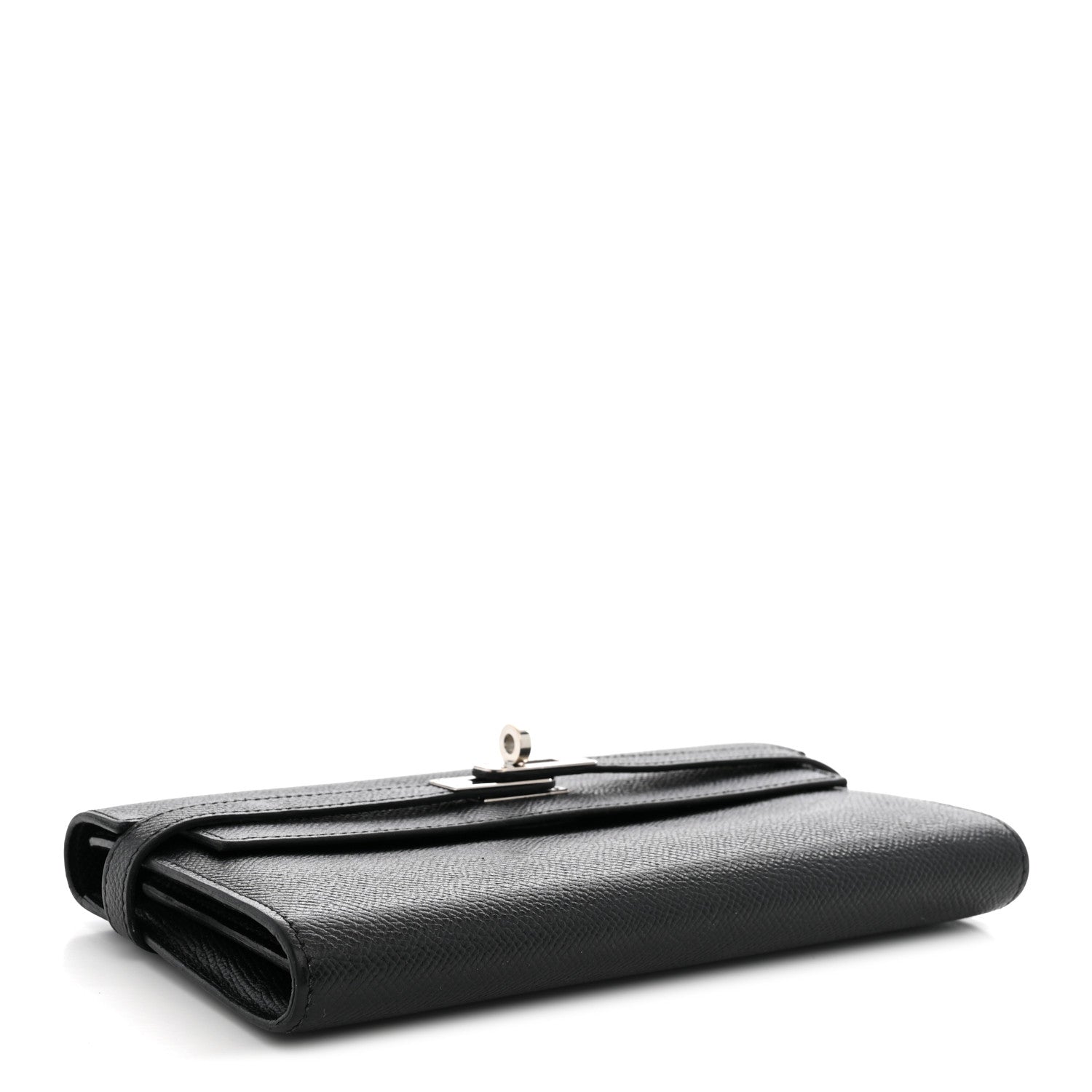 Hermes Epsom Kelly Longue Wallet Black 4 of 10