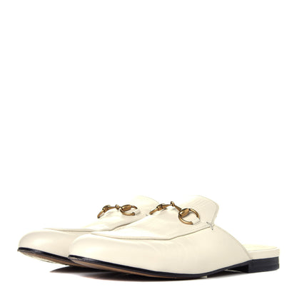Gucci Malaga Kid Womens Princetown Slippers 36.5 Mystic White 3 of 7