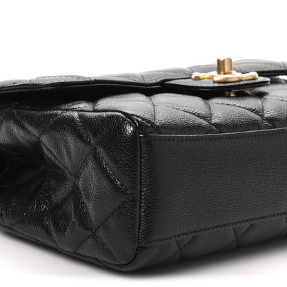 Chanel Caviar Quilted Small Coco First Flap Black 9 of 11
