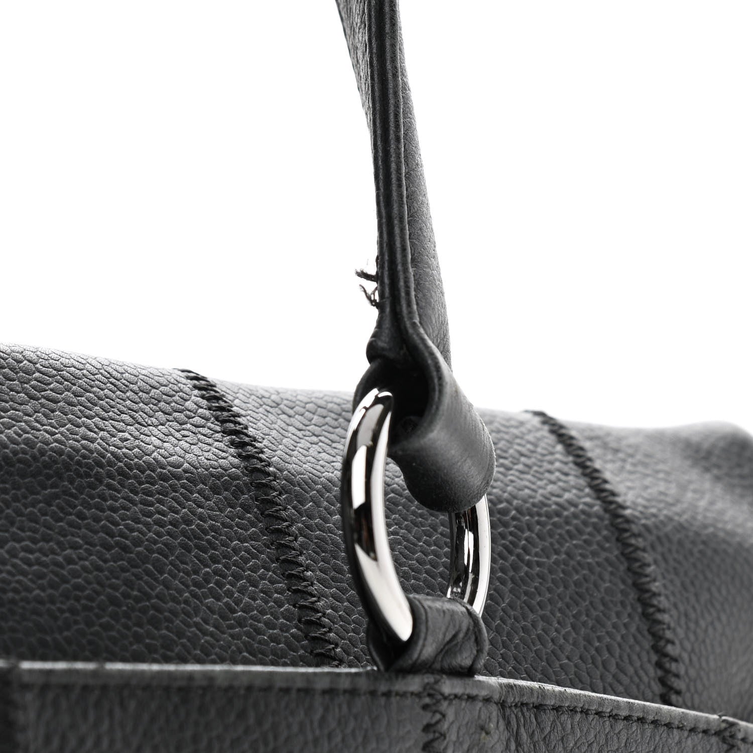 Chanel Caviar Square Stitched Large Tote Black 12 of 13