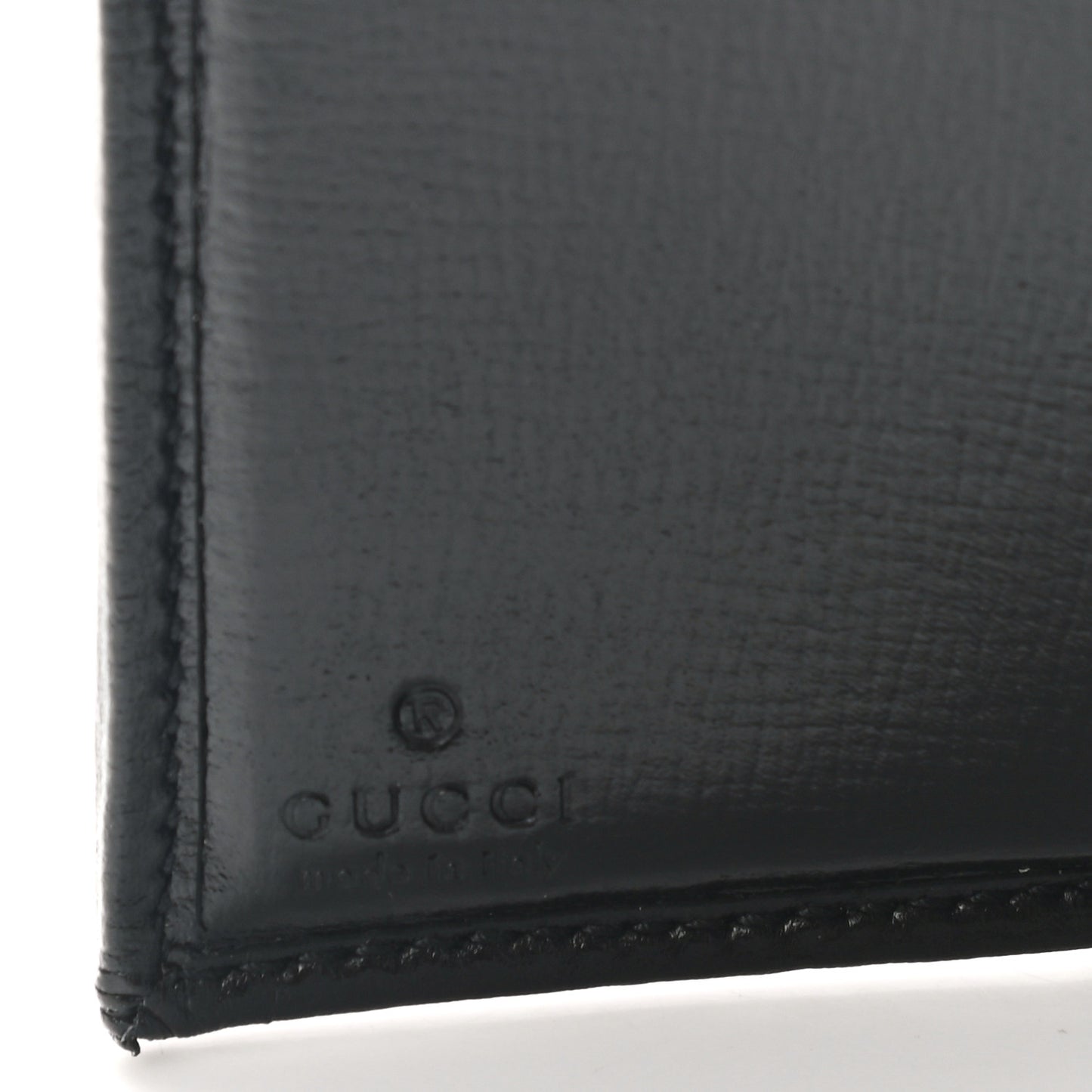 X GUCCI Canvas Azalea Calfskin Flora Logo Print Neo Classic Wallet White Multicolor Black