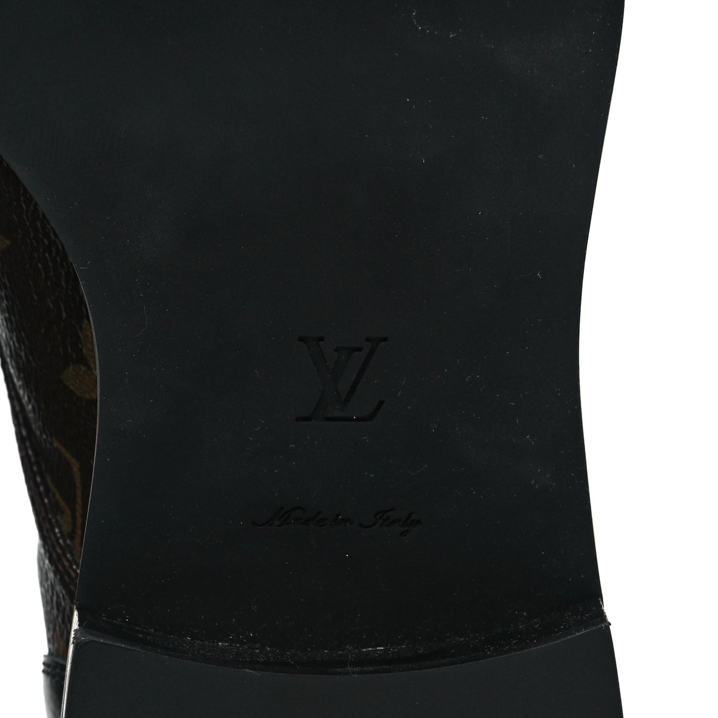 Calfskin Monogram Wonderland Flat Ranger Boots 39.5 Black
