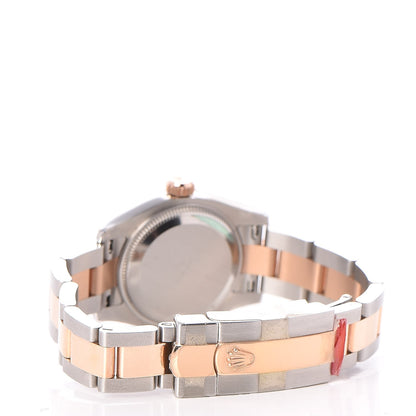 Rolex Stainless Steel 18K Everose Gold 26mm Oyster Perpetual Datejust Watch Pink Roman 179161 3 of 6