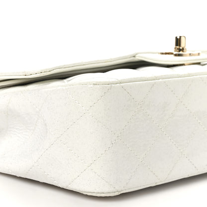 Chanel Patent Quilted Evening Star Medium Double Flap White 9 of 11