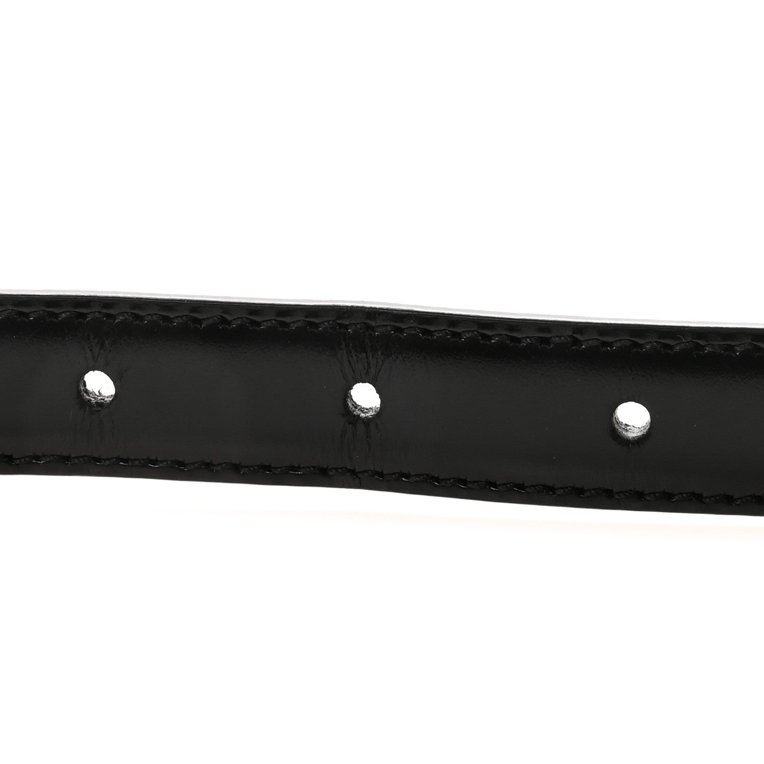 Celine Box Calfskin Small 18mm Triomphe 80 32 Belt Black 1877469