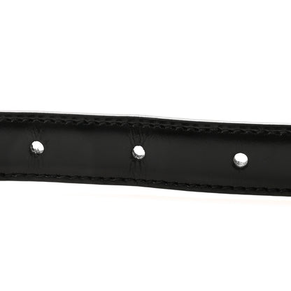 Celine Box Calfskin Small 18mm Triomphe 80 32 Belt Black 3 of 6