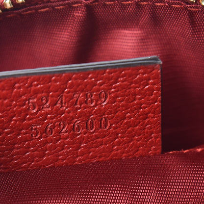 Gucci Canvas Sylvie Stripe Logo Cosmetic Case Mystic White Hibiscus Red Maritime 7 of 7