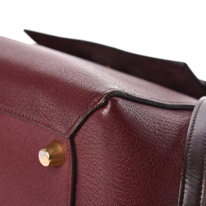 Celine Goatskin Smooth Calfskin Mini Belt Bag Burgundy 11 of 23