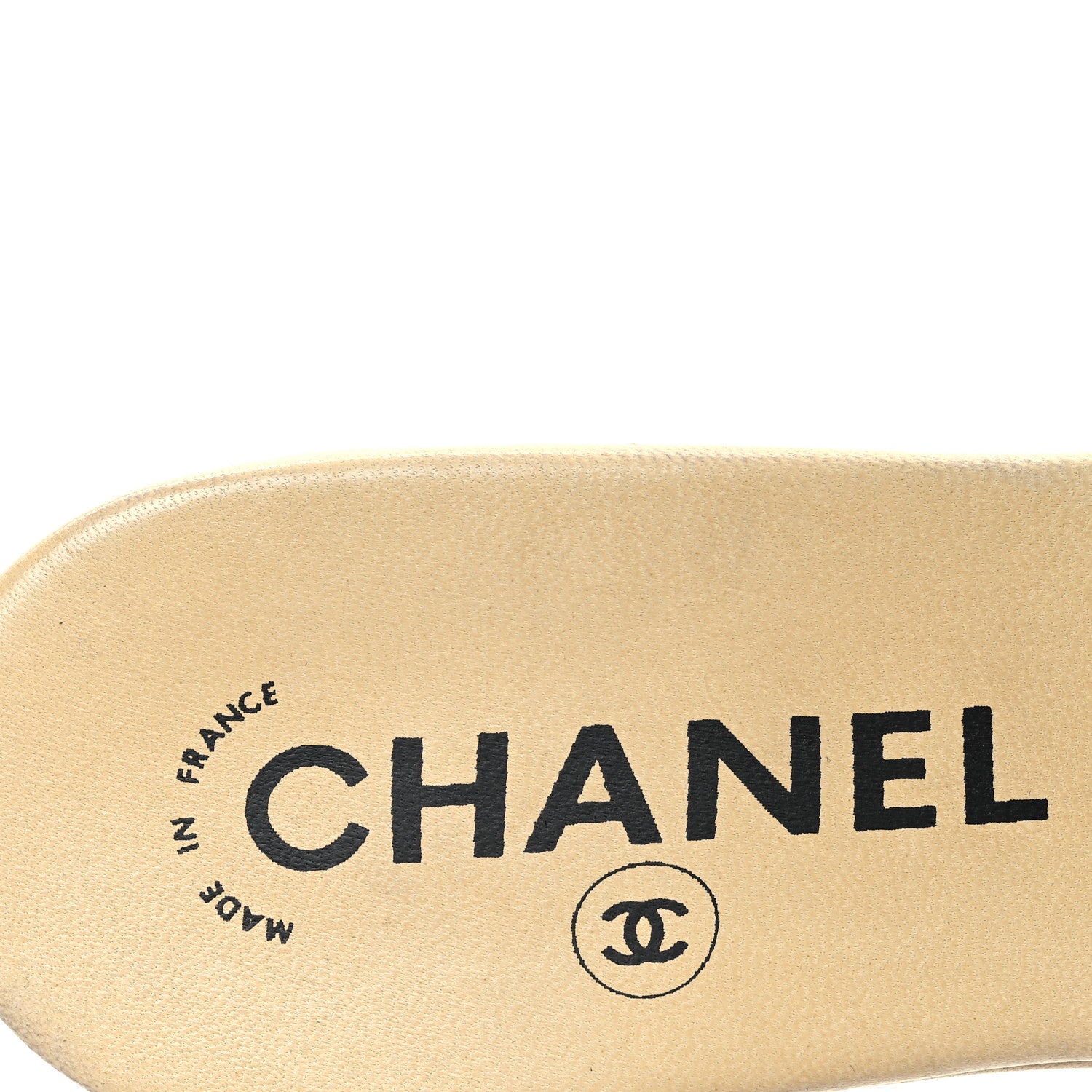 Chanel Lambskin Horizontal Quilted Wedge Sandals 39 Black 6 of 7