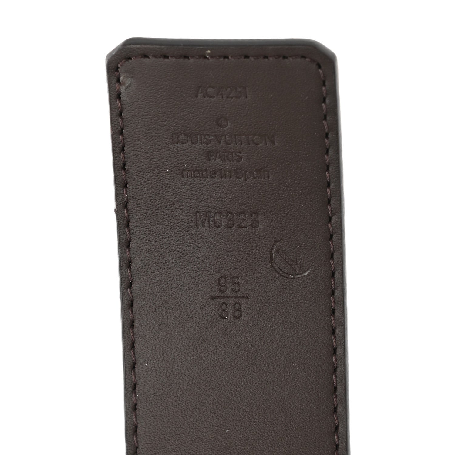Louis Vuitton Monogram 40mm LV Initiales Belt 95 38 3 of 5