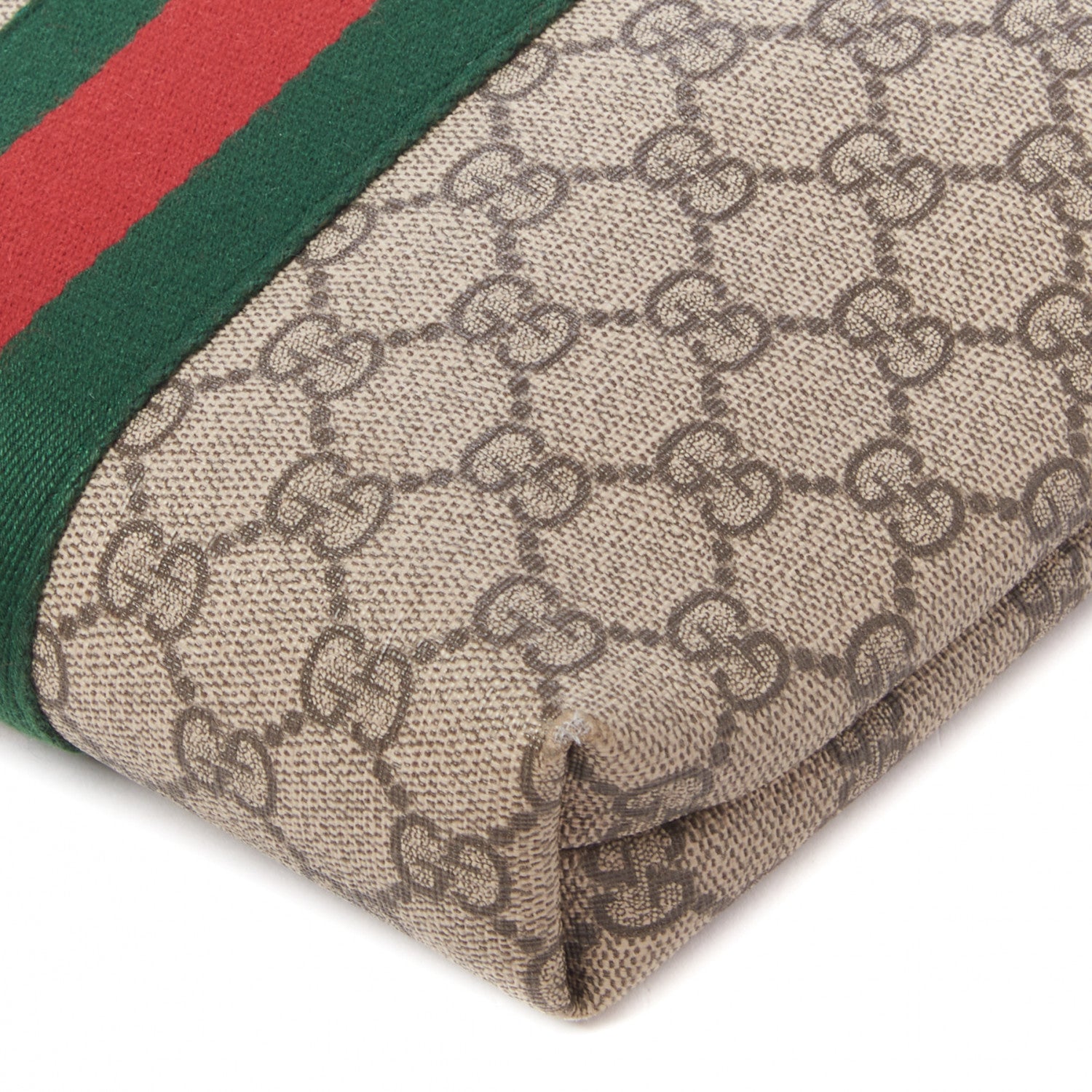 Gucci GG Supreme Monogram Web Messenger Bag Black 5 of 9