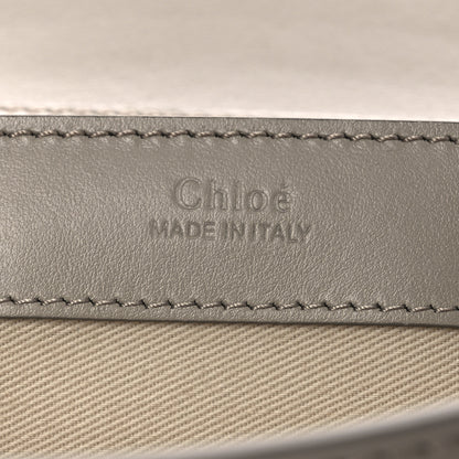 Chloe Calfskin Suede C Clutch With Chain Motty Grey 6 of 13