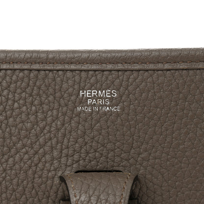 Hermes Taurillon Clemence Evelyne III PM Etain 6 of 11