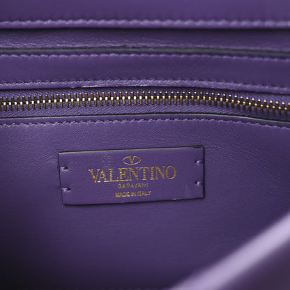 Valentino Garavani Nappa Medium Roman Stud Shoulder Bag Indian Violet 6 of 9