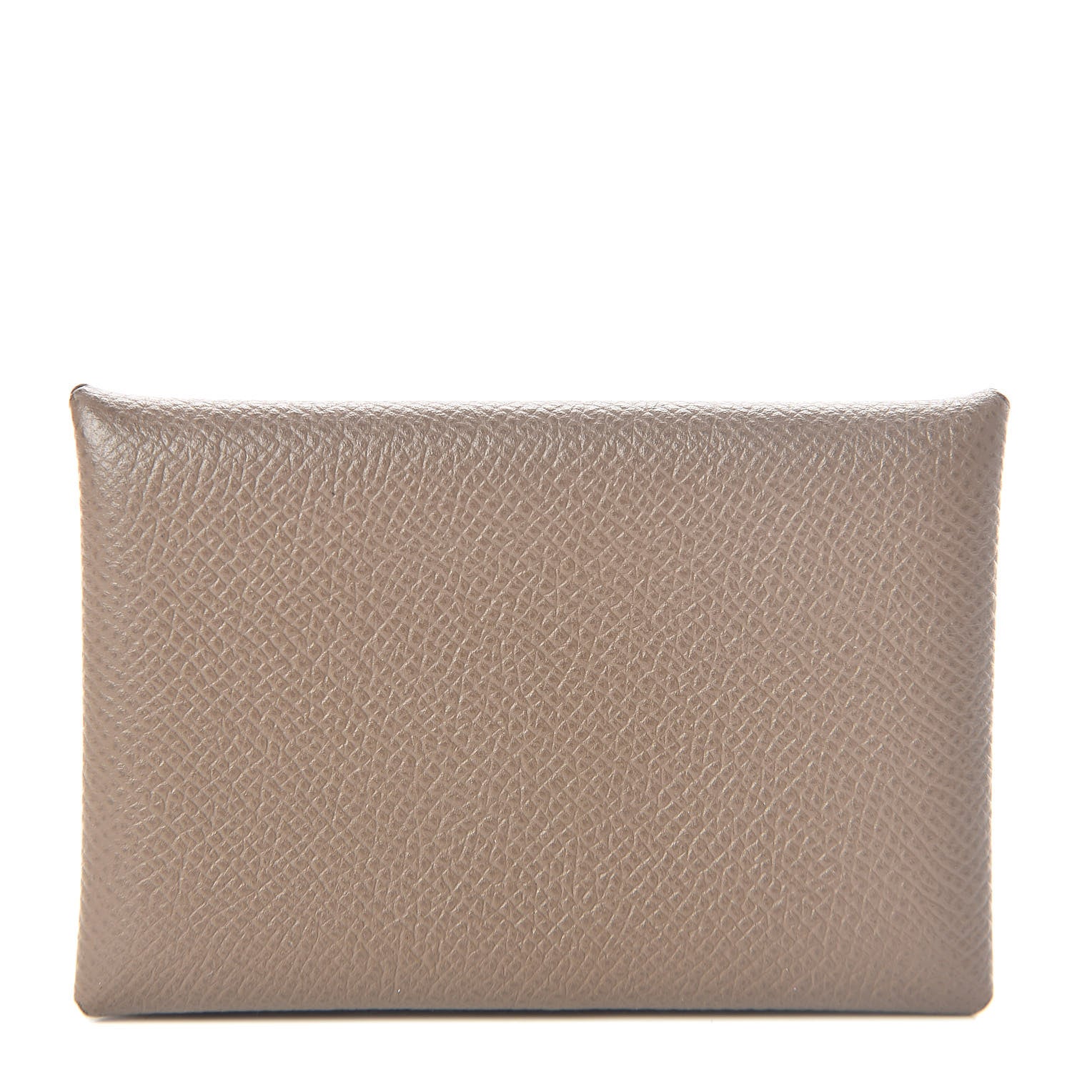 Hermes Epsom Calvi Card Case Etoupe 1 of 6