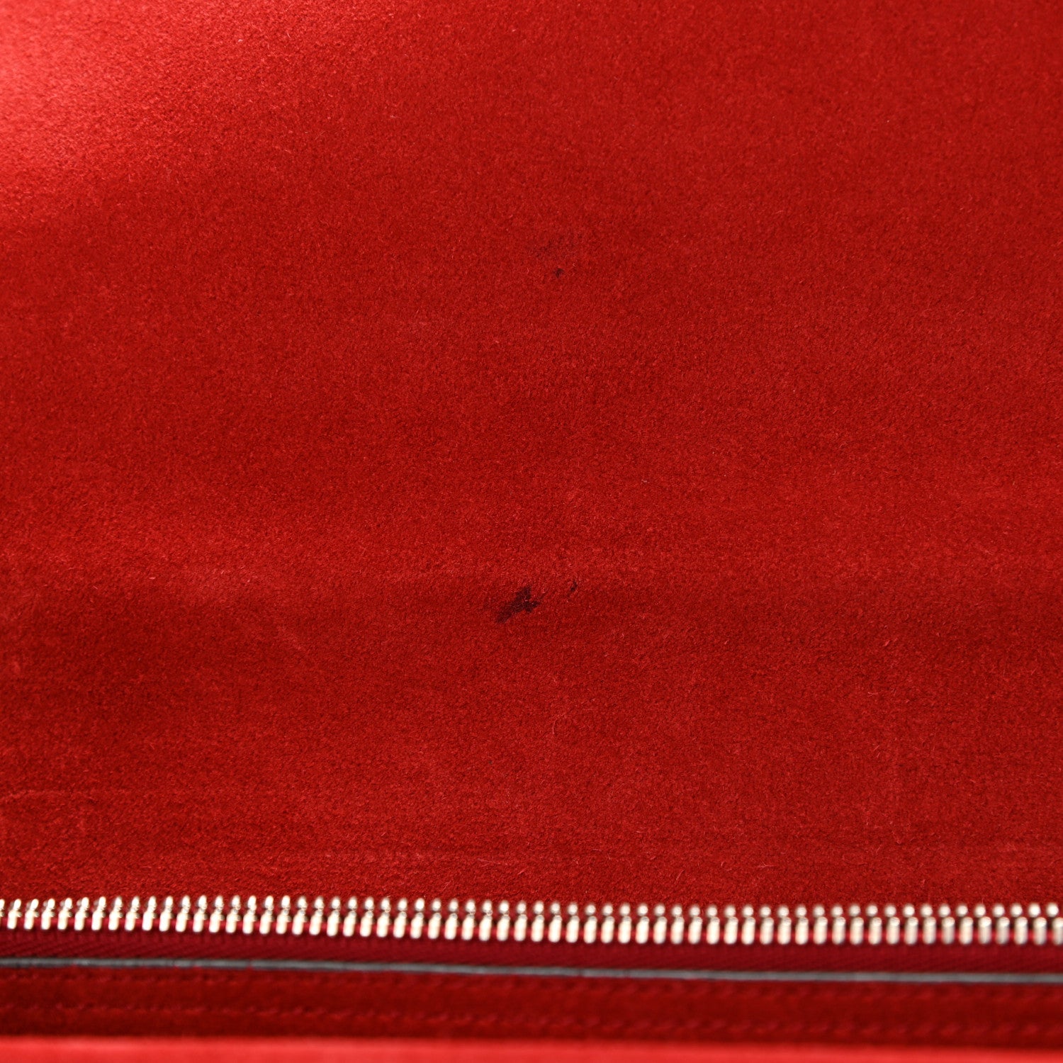 Gucci GG Supreme Monogram Suede Cudu Medium Dionysus Shoulder Bag Beige Ebony Vulcanic Red 8 of 13