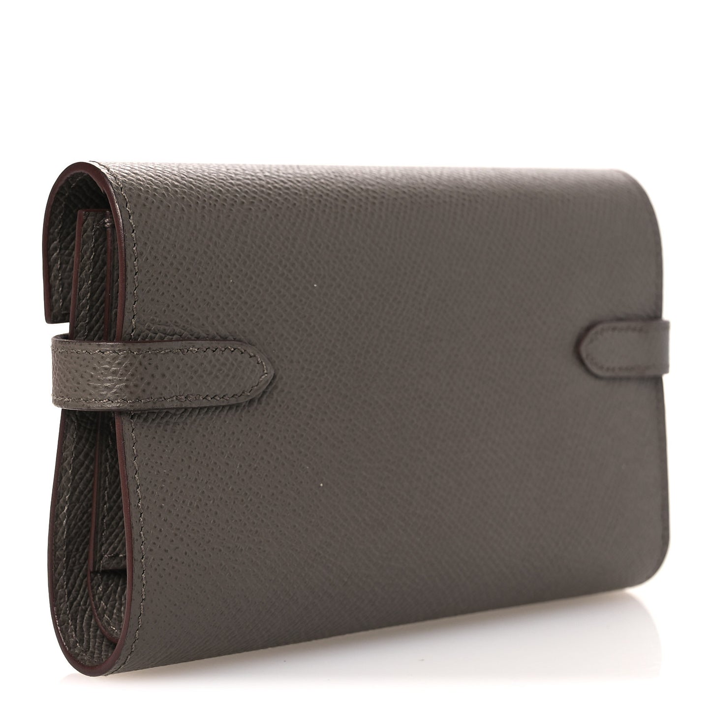 Epsom Medium Kelly Wallet Gris Asphalte