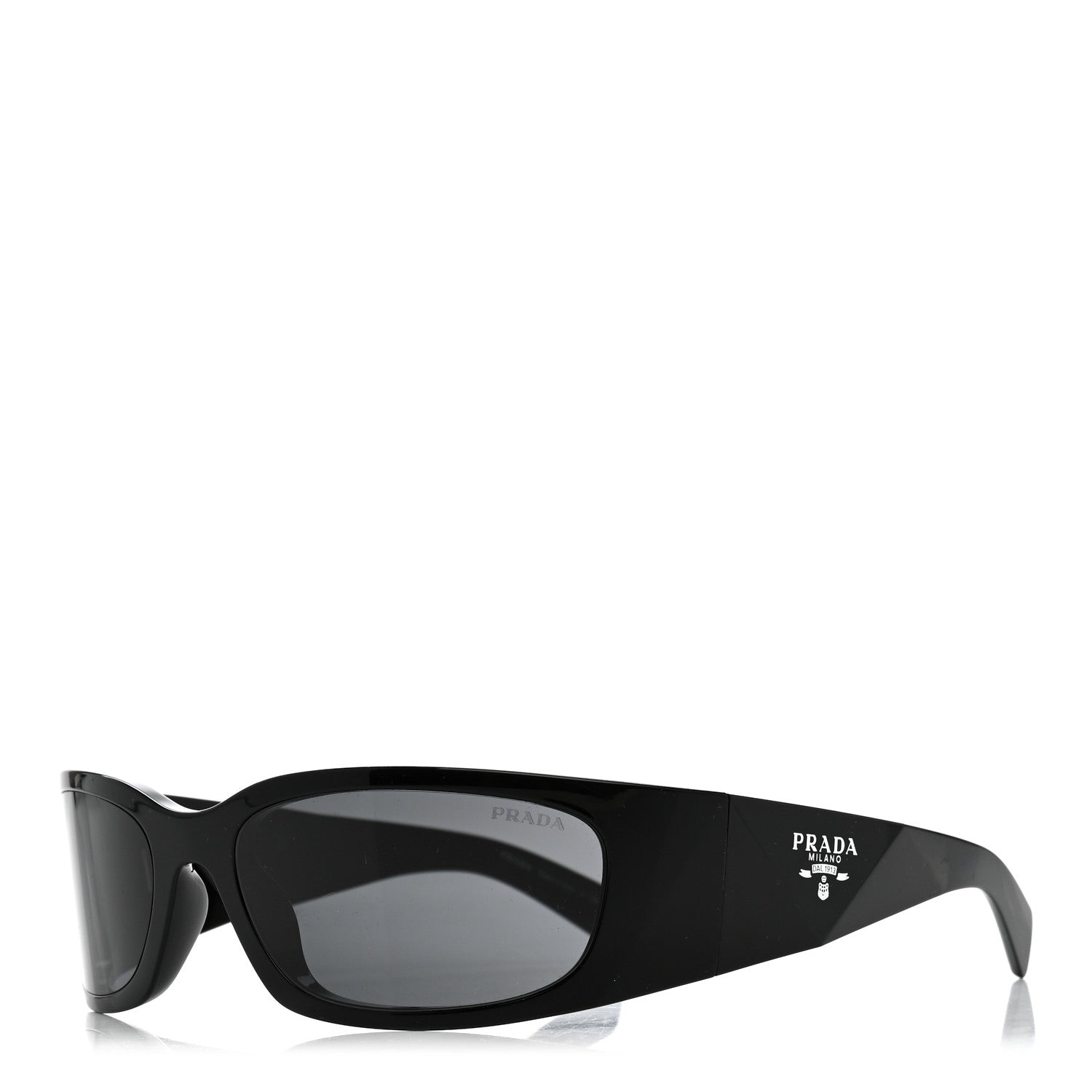 Prada Acetate Symbole Sunglasses SPR A14 Black 1 of 8