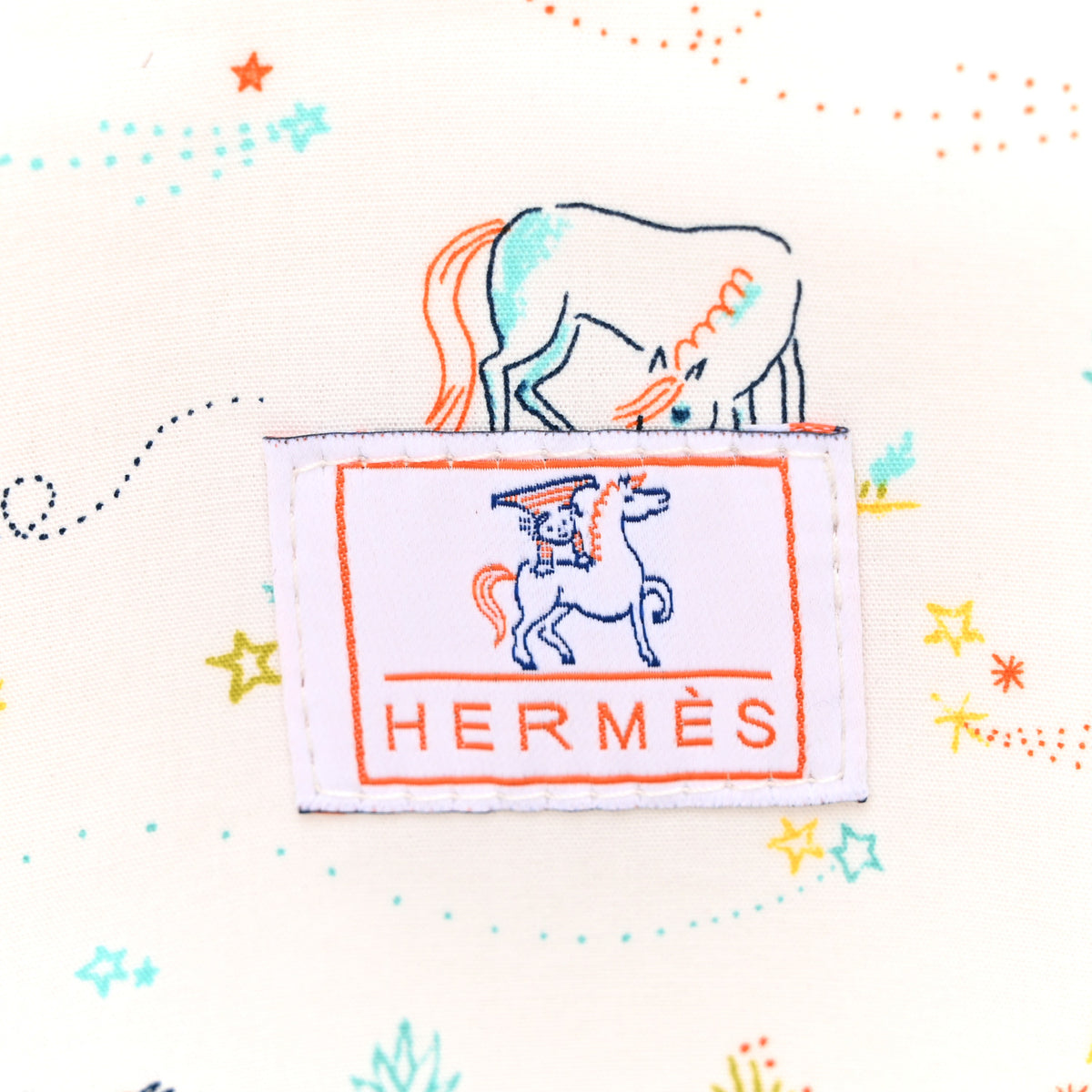 Hermes H Canvas Cabriole Nappy Bag Gris Perle 7 of 13