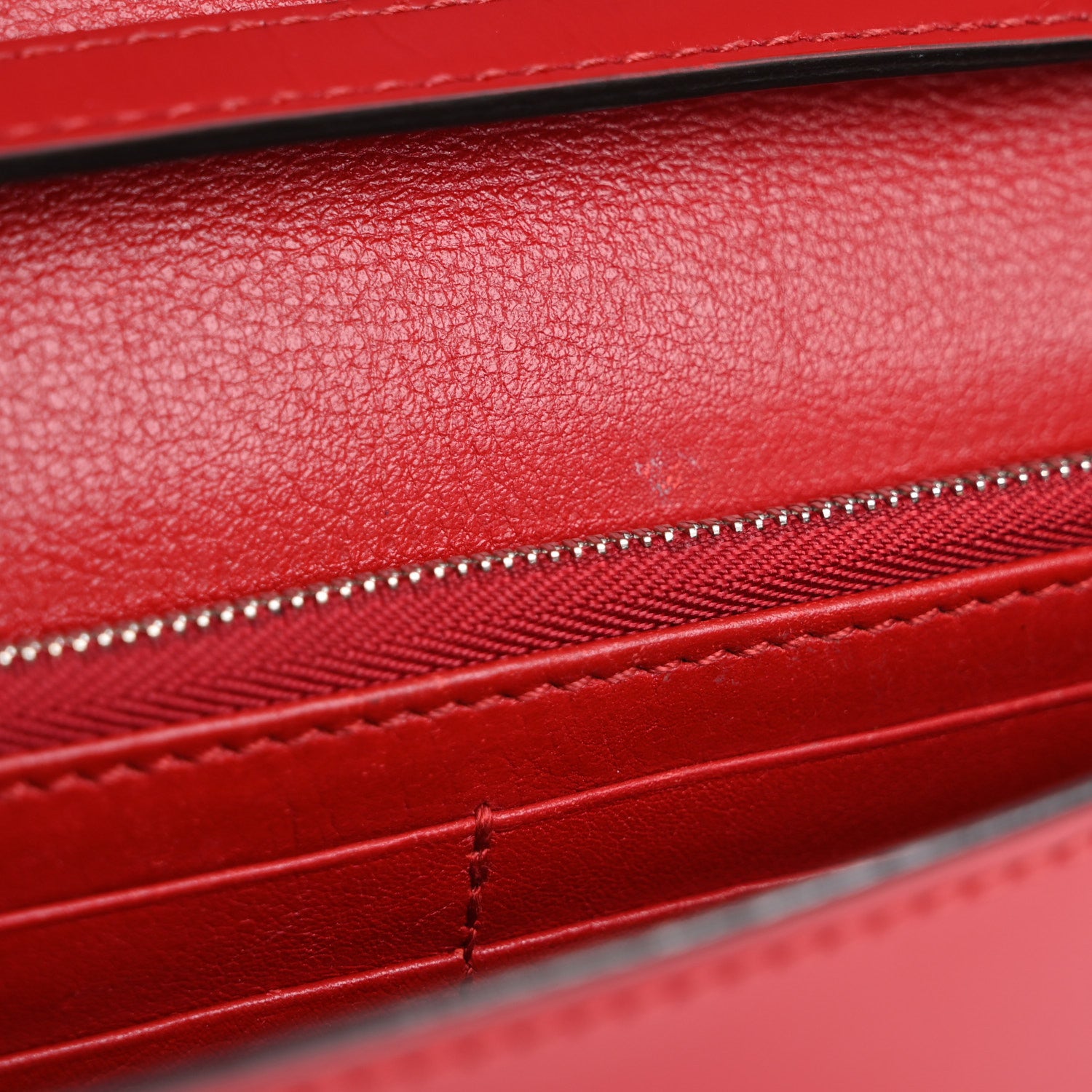 Gucci Shade Lux Calfskin Icon Wallet Hibiscus Red 11 of 17