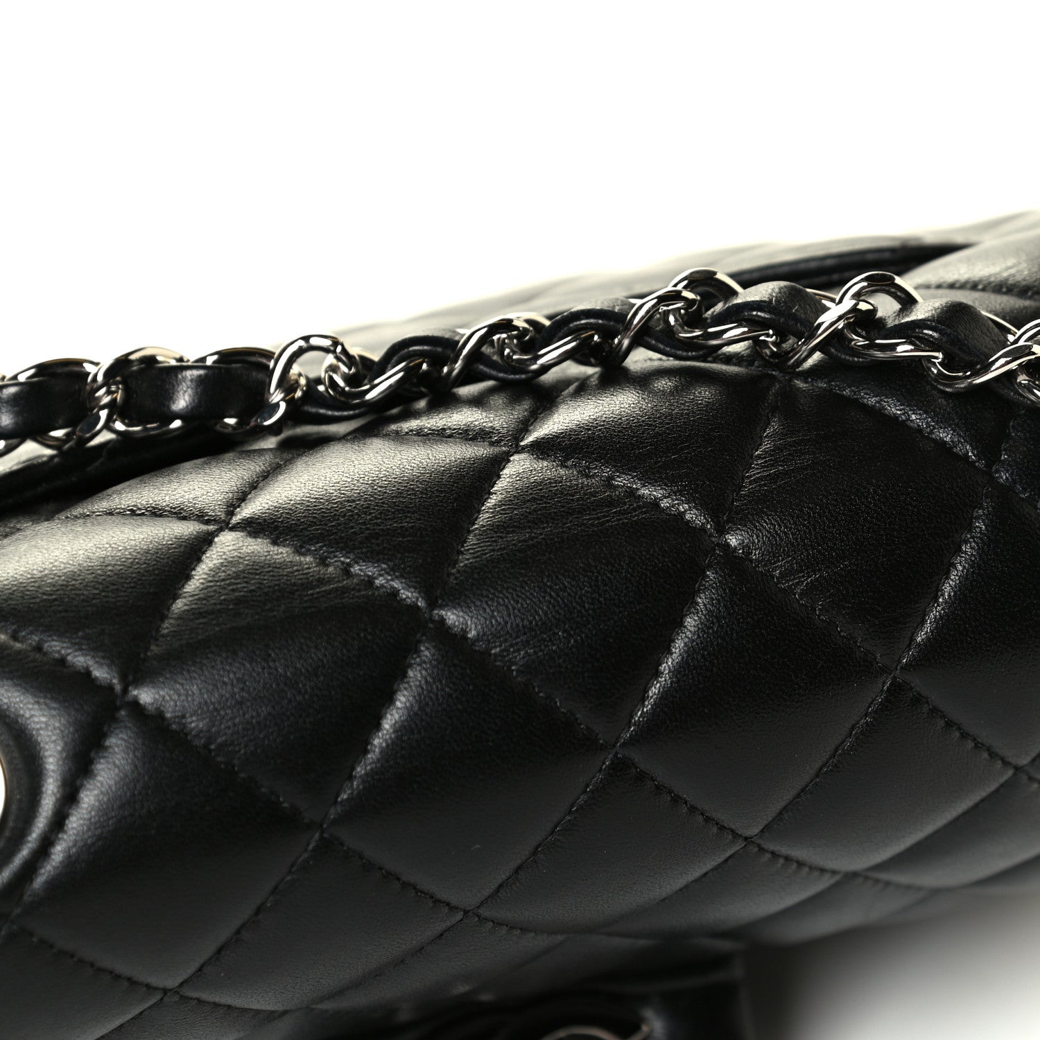 Chanel Lambskin Quilted Mini Rectangular Flap Black 13 of 22