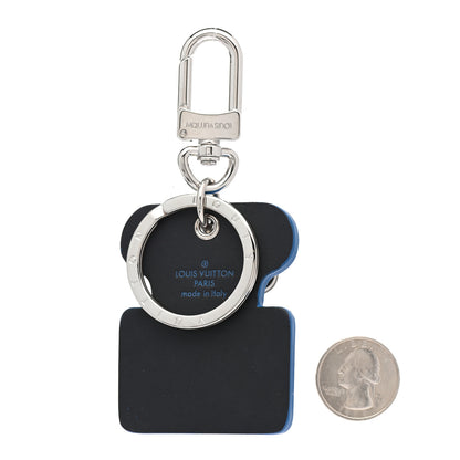 Louis Vuitton Calfskin S Lock Bag Charm Key Holder Silver 2 of 7