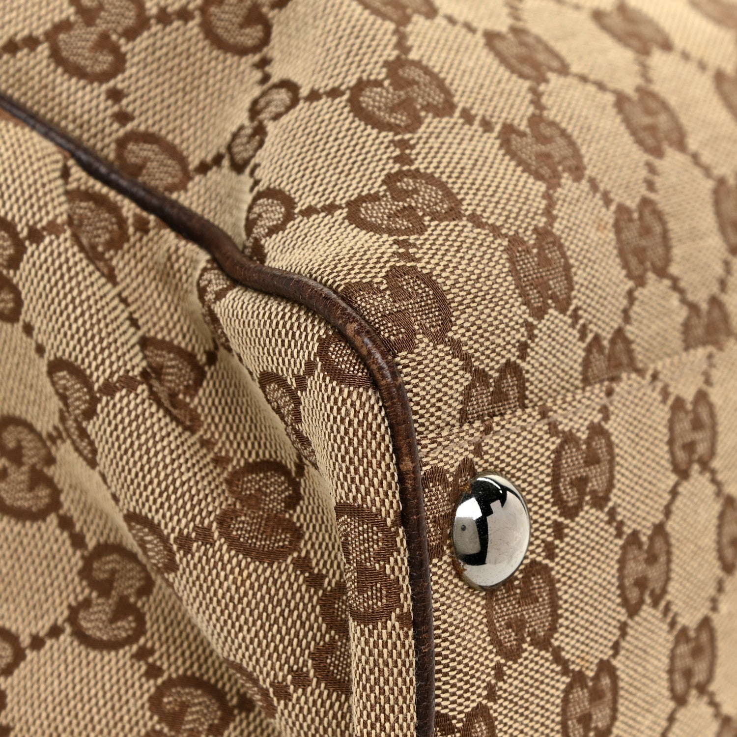 Gucci Monogram Large Tote Dark Brown 15 of 17