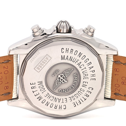Breitling Stainless Steel Calfskin Diamond Mother of Pearl 39mm Cockpit Chronograph Automatic Watch A13358 4 of 4