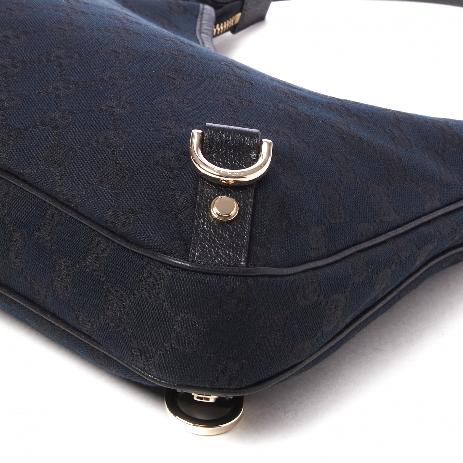 Gucci Monogram Medium Abbey D Ring Hobo Black 4 of 8