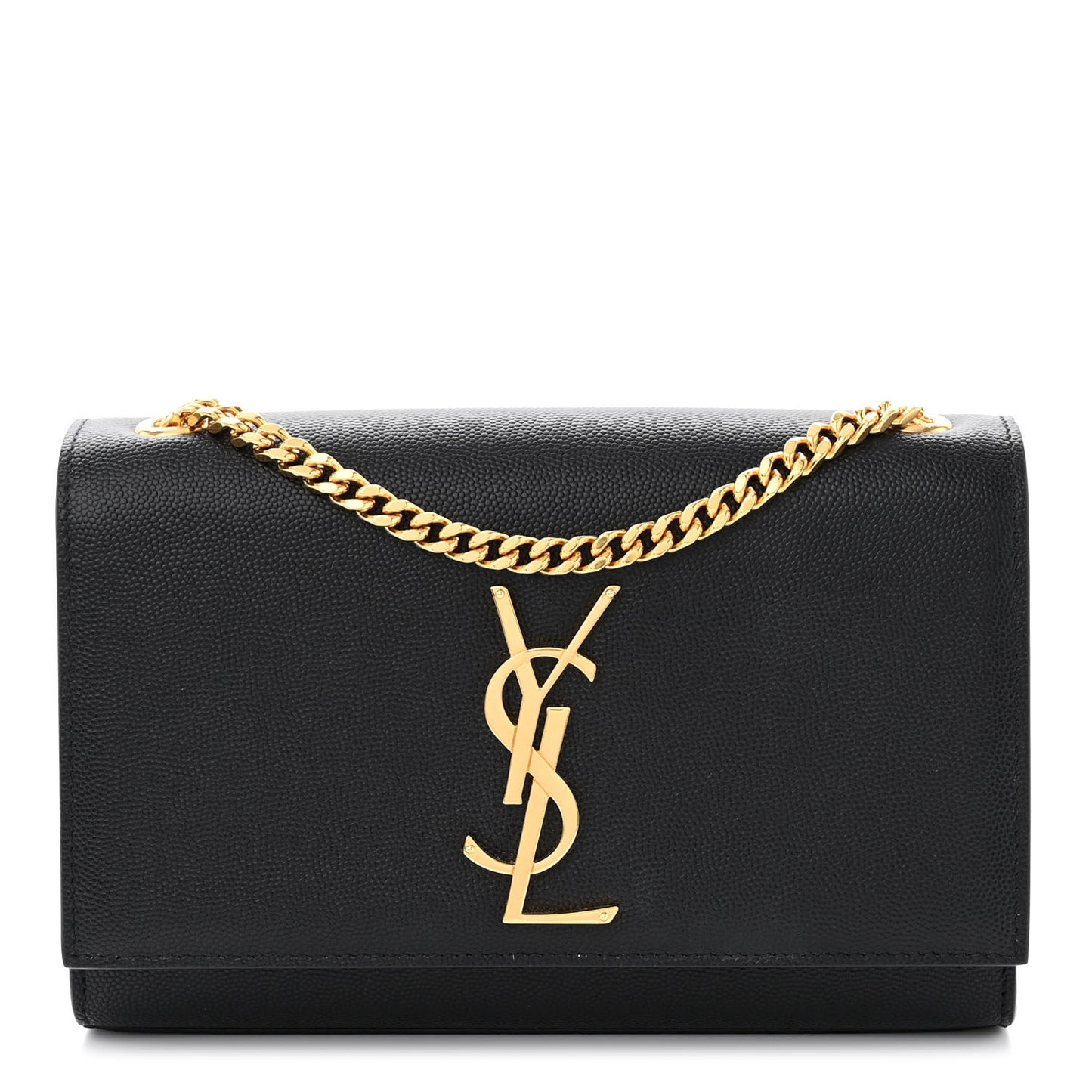Grain De Poudre Small Monogram Kate Satchel Black