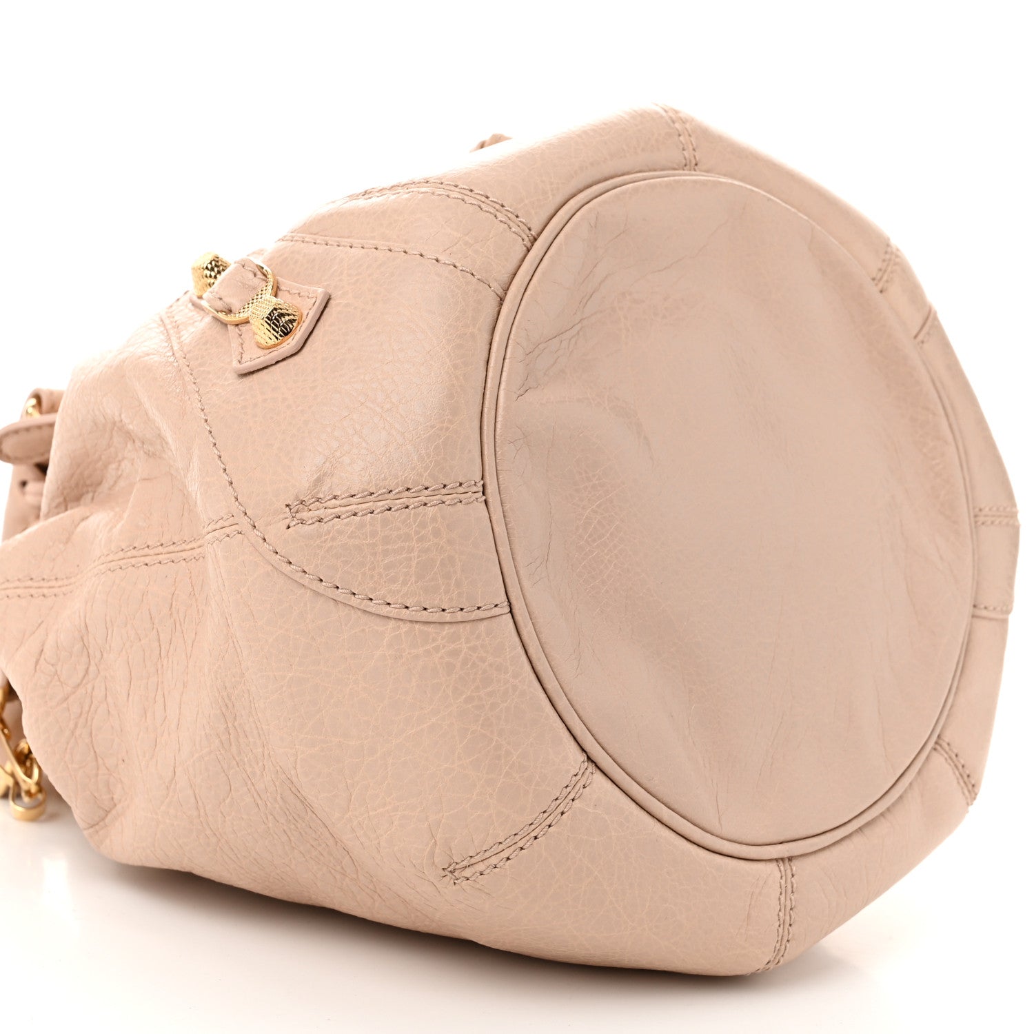Balenciaga Agneau Giant 12 Gold Hardware Mini Pompon Rose Aubepine Rose Light 10 of 13