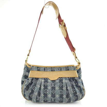 Louis Vuitton Denim Raye Porte Epaule MM 4 of 10