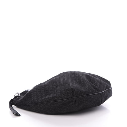 Christian Dior Monogram Buckle Hobo Black 4 of 8