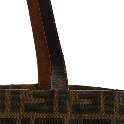 Fendi Zucca Small Tote Tobacco 10 of 10