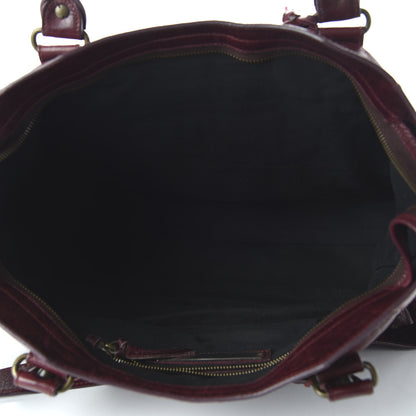 Balenciaga Agneau Classic Hardware City Bordeaux 6 of 11