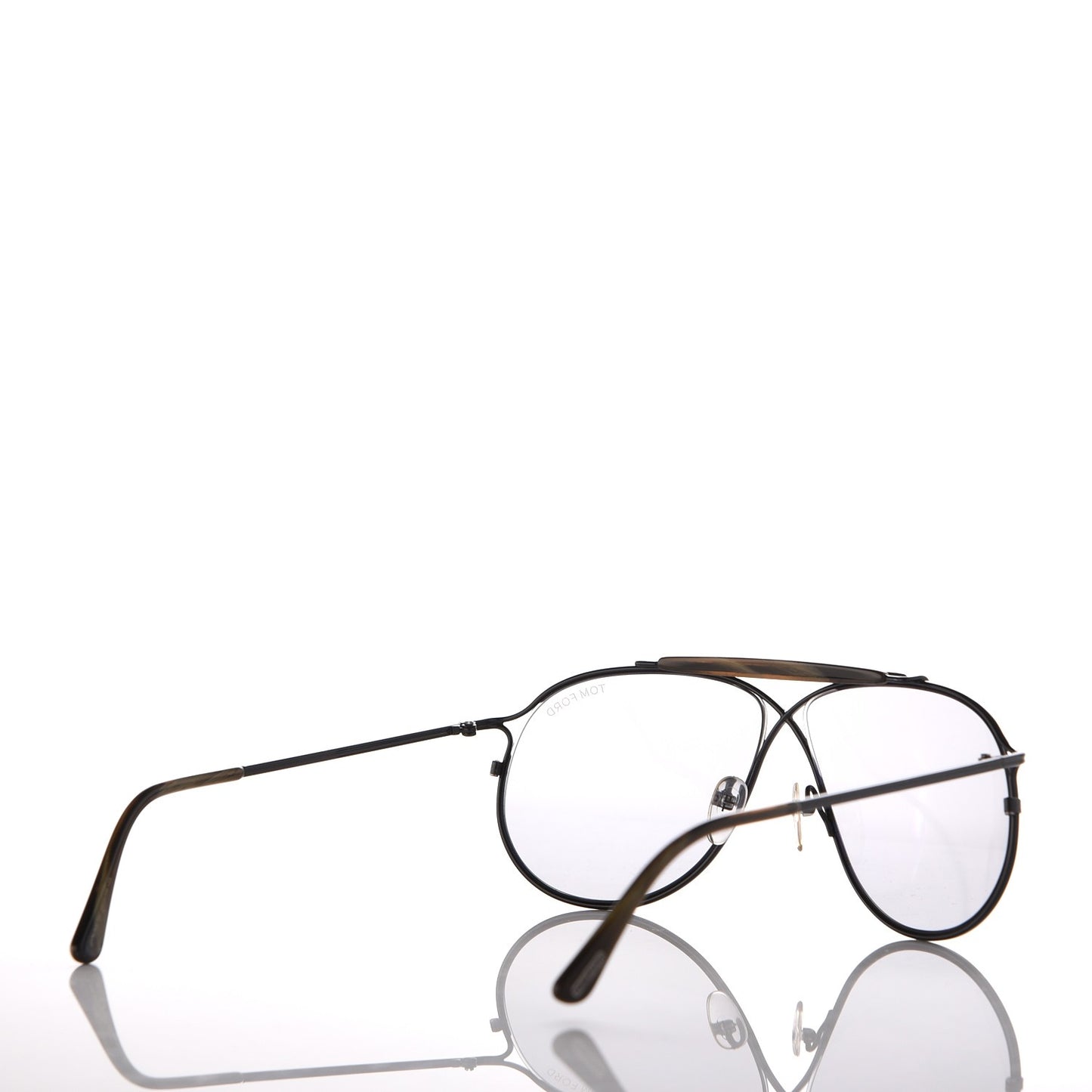 Tom N.6 Private Collection Aviator Sunglasses Black