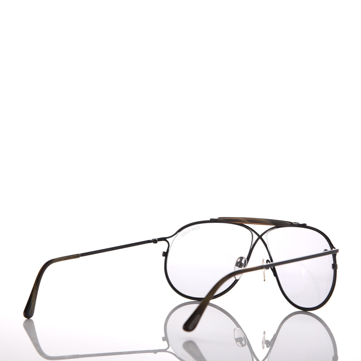Tom Ford Tom N.6 Private Collection Aviator Sunglasses Black 4 of 7