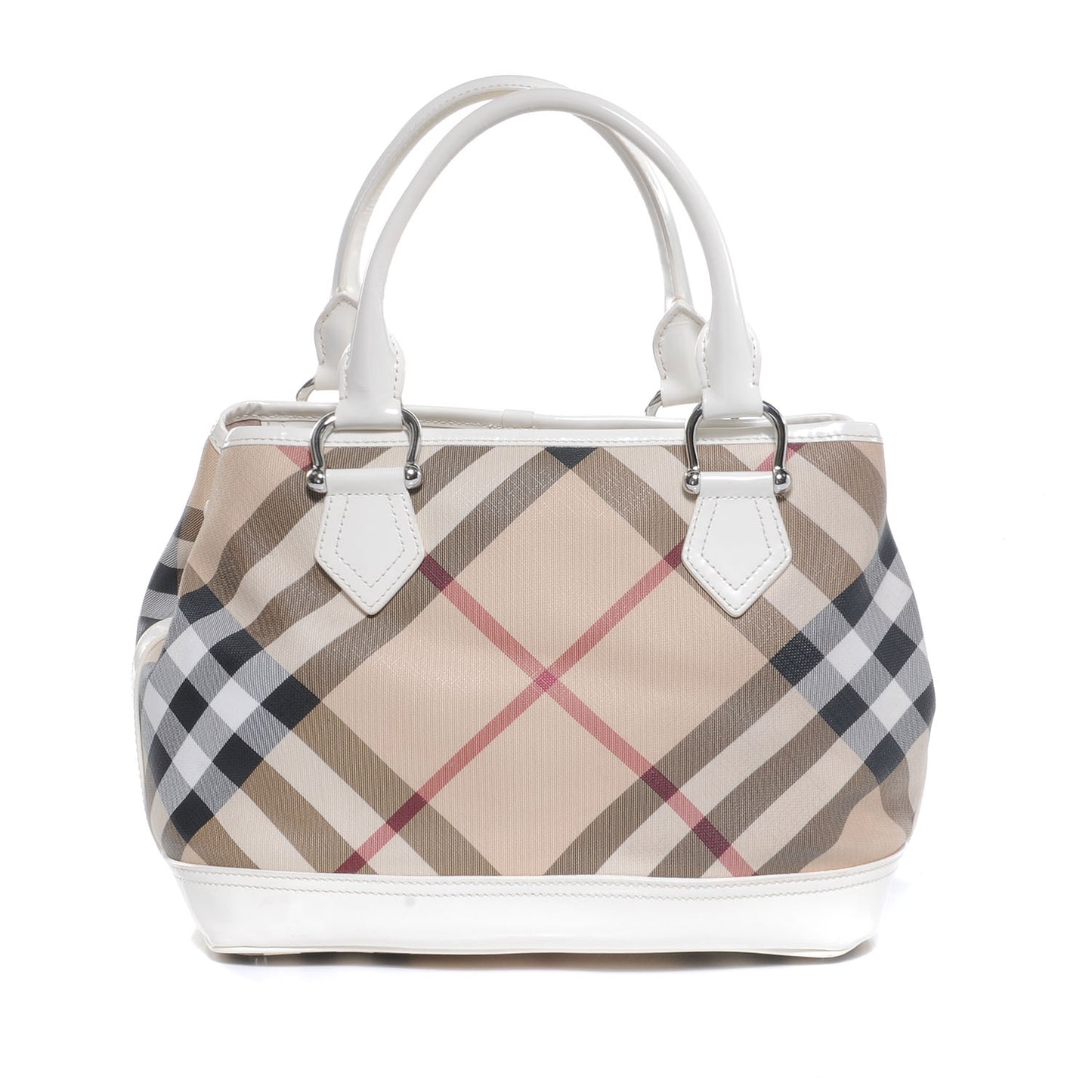 Nova Check Tote White