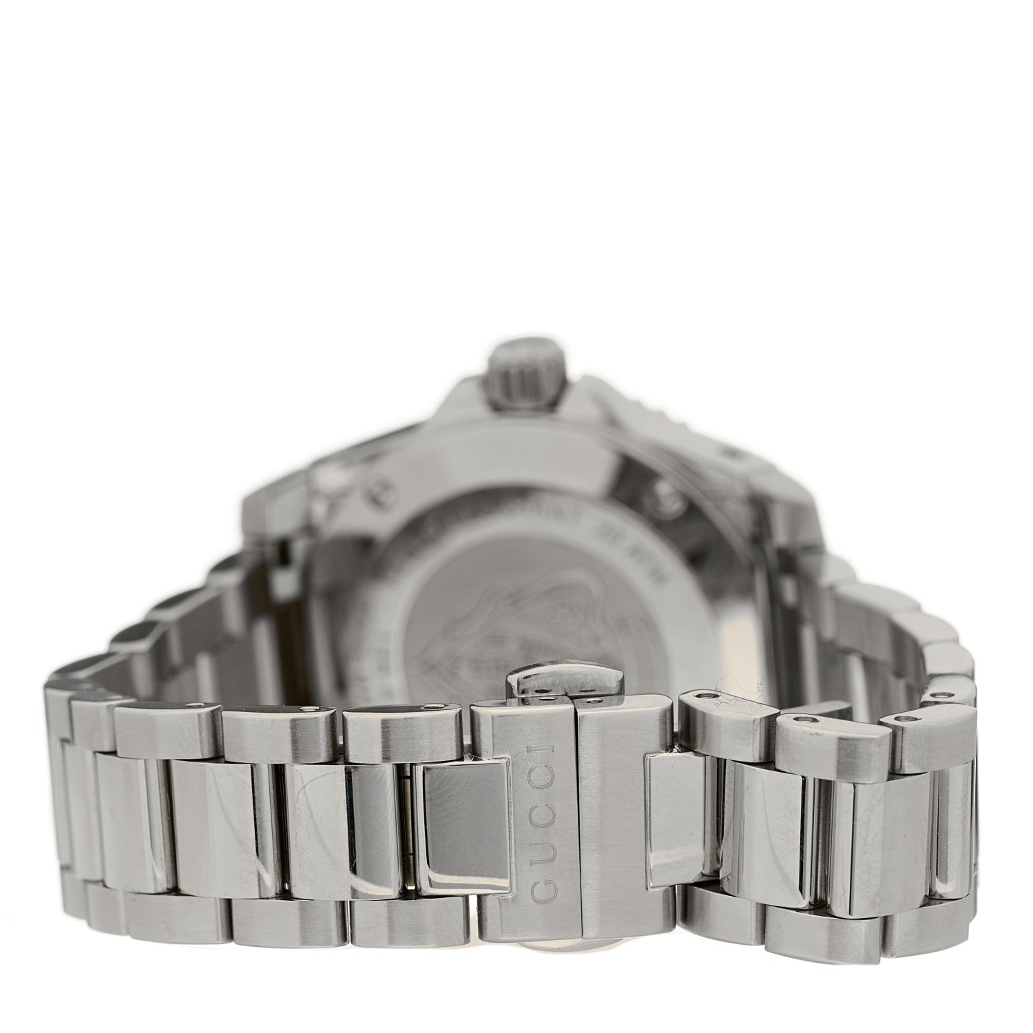 Gucci Stainless Steel 32mm Dive Quartz Watch White 3 of 5