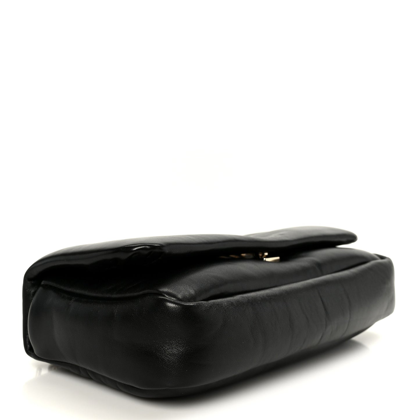 Lambskin Small GG Milano Top Handle Shoulder Bag Black