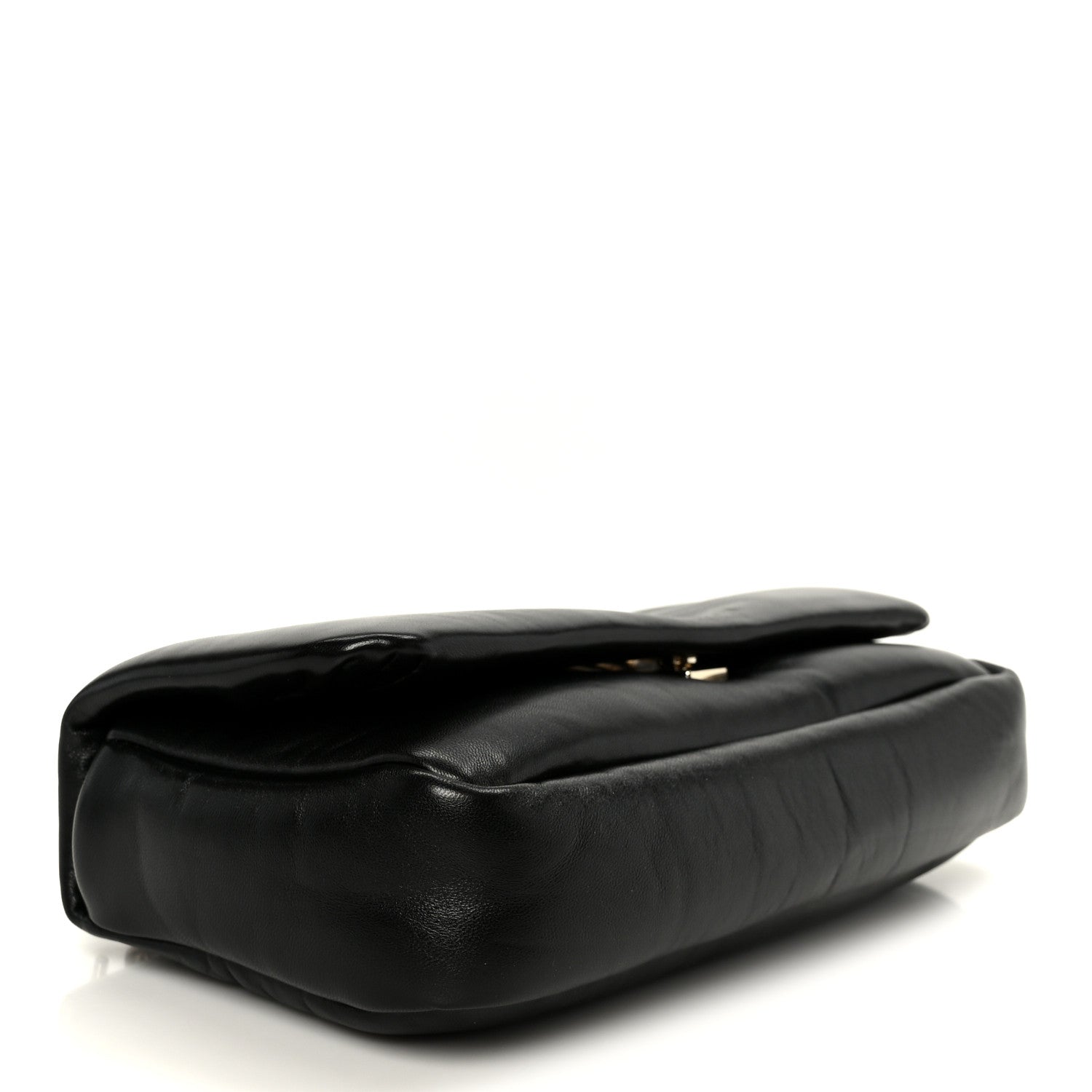 Gucci Lambskin Small GG Milano Top Handle Shoulder Bag Black 4 of 11