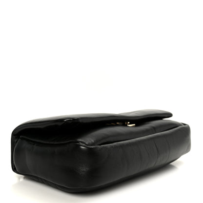 Gucci Lambskin Small GG Milano Top Handle Shoulder Bag Black 4 of 11