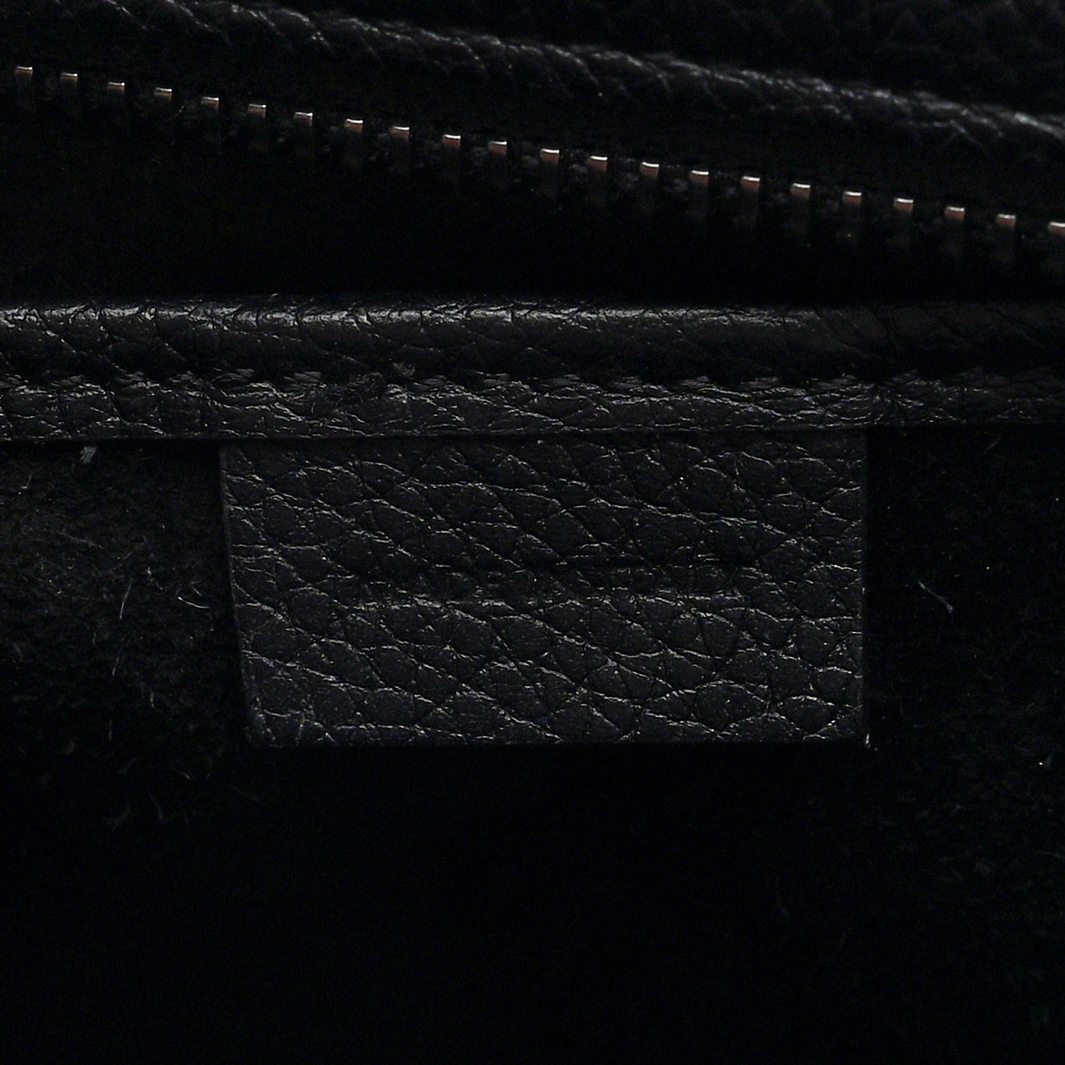 Celine Drummed Calfskin Nano Luggage Black 6 of 10
