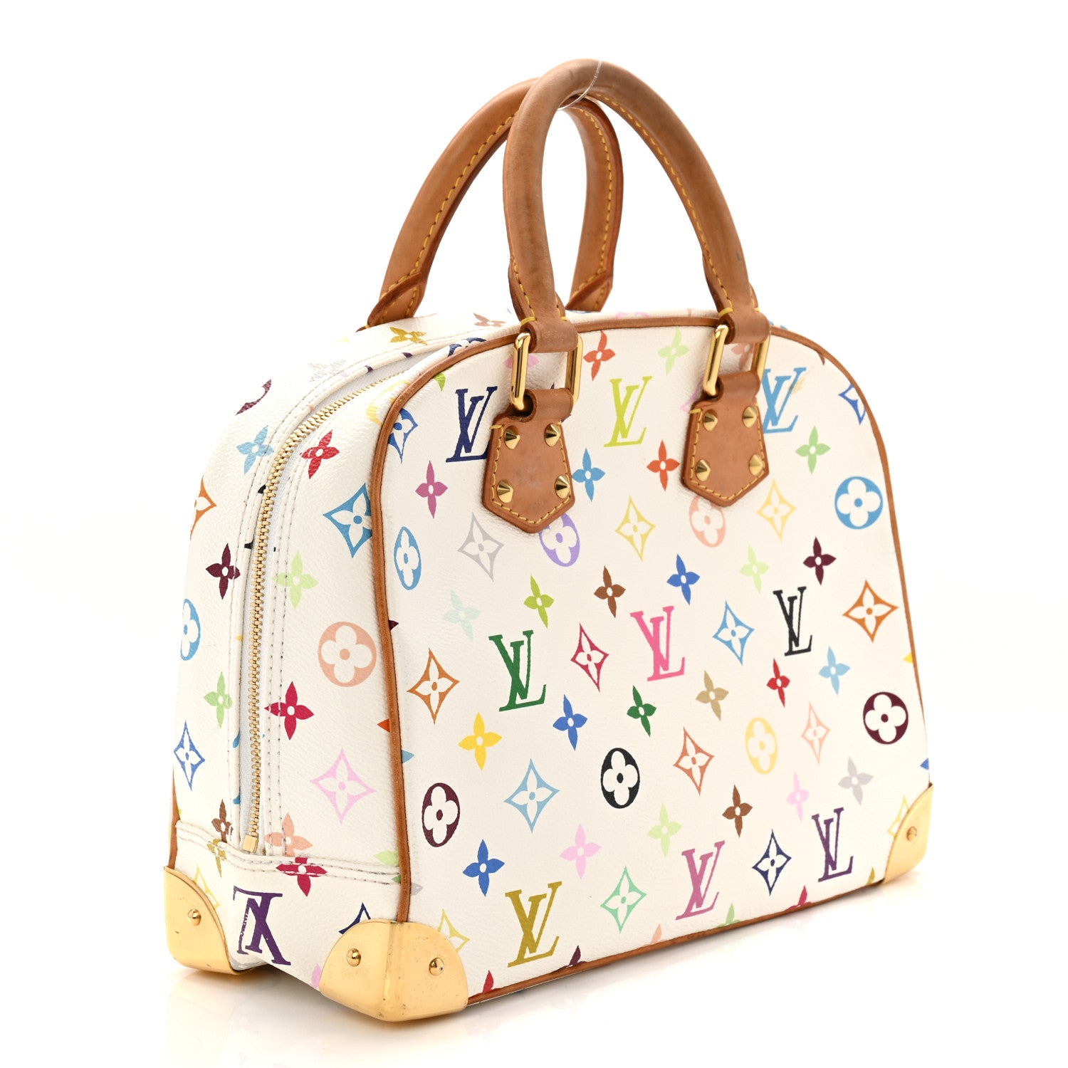 Louis Vuitton Monogram Multicolor Trouville White 3 of 9