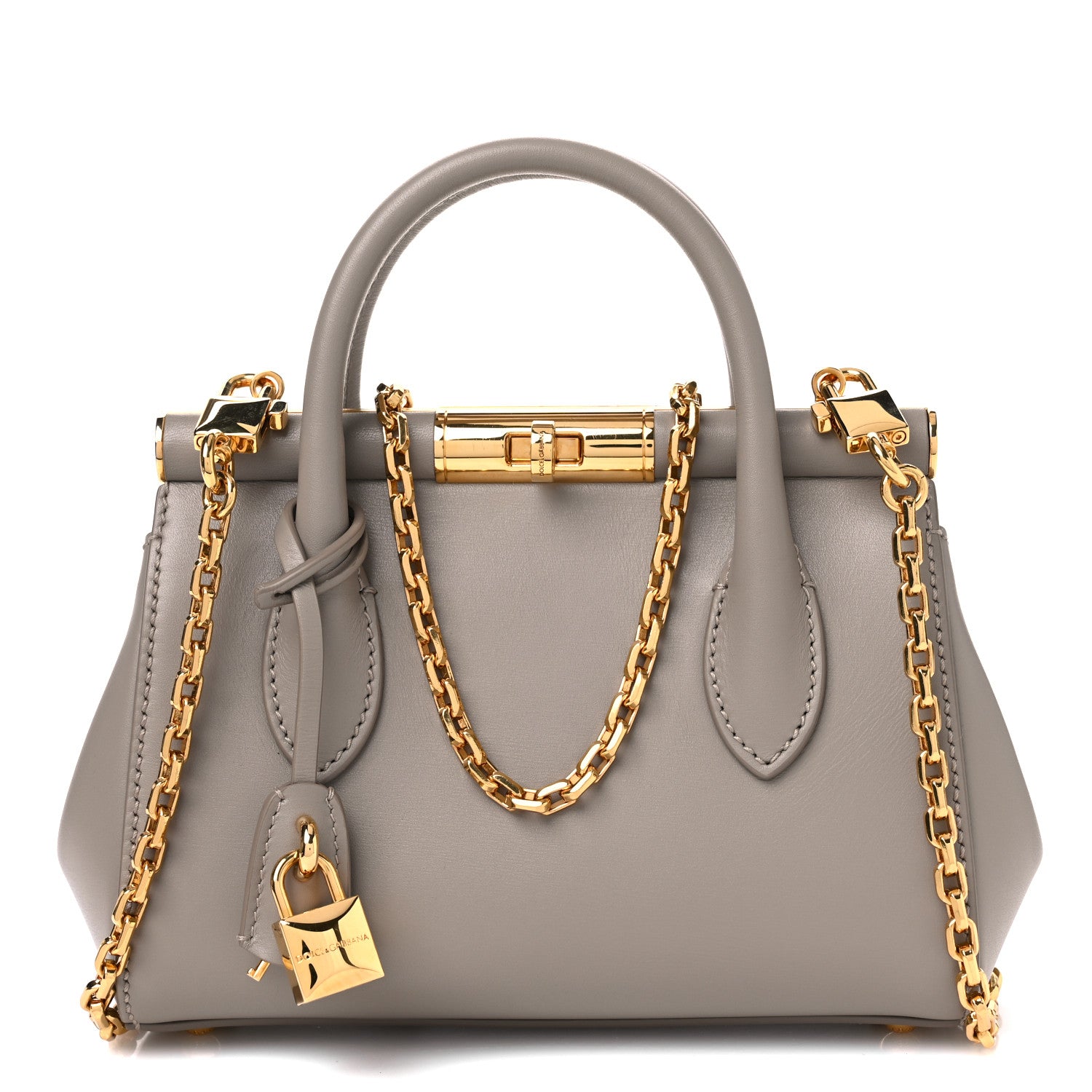 Dolce & Gabbana Vitello Mini Marlene Day Bag Beige 1 of 9