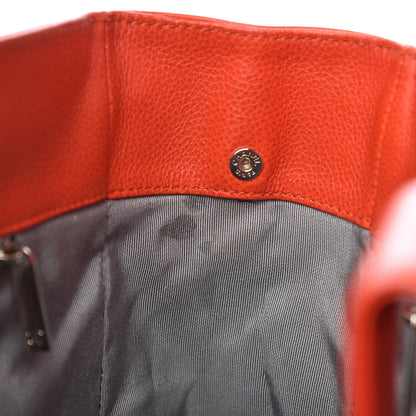 Chanel Caviar Tall Cerf Tote Red 10 of 14