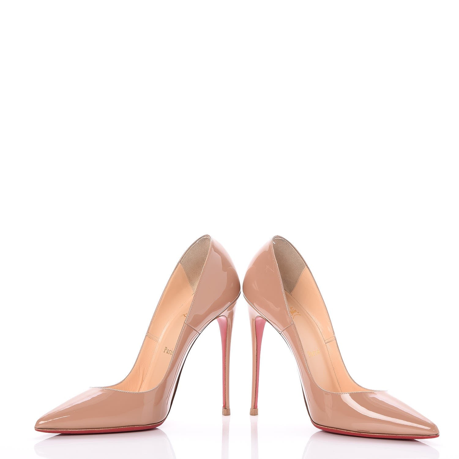 Christian Louboutin Patent So Kate 120 Pumps 39 Nude 5 of 9