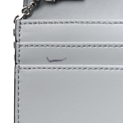 Fendi Vitello Liberty Fun Fair Studded Continental Wallet On Chain Grigio Perla Multicolor 13 of 14